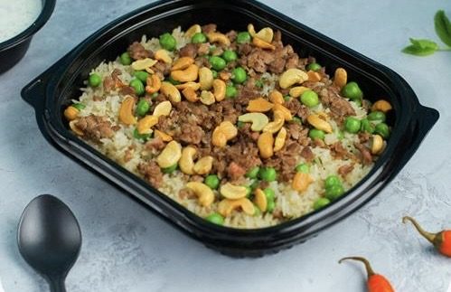 رز بالبازلاء مع اللحمة